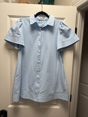 &merci light blue dress, size small
